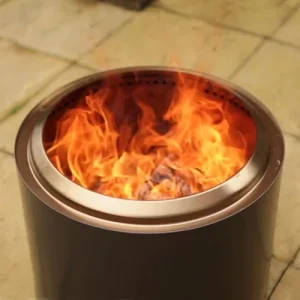 Large Smokeless black fire pit and base, Firepit | Black Bonfire stove