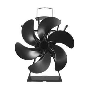 Stove Fan Heat Powered Fireplace Fan Non-Electric 6 Thermoelectric