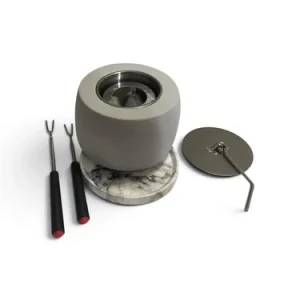 Mini Fire Pit Personal Fireplace Cement Portable Heater Table Top Outdoor