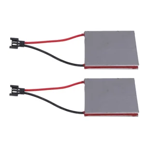 2Pcs Fireplace Fan Power Generation Sheet Heat Powered Wood Stove Fan 227℃♡